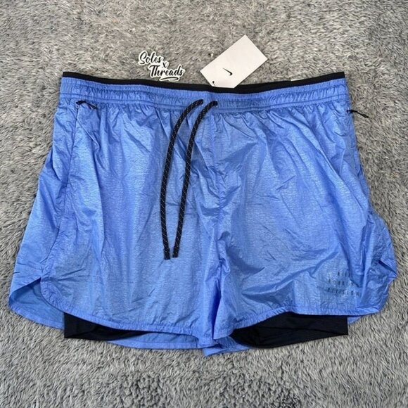 Nike Run Division Repel 7" 2 In 1 Running Shorts Sizes Polar Blue FB8544-45 - Picture 1 of 7